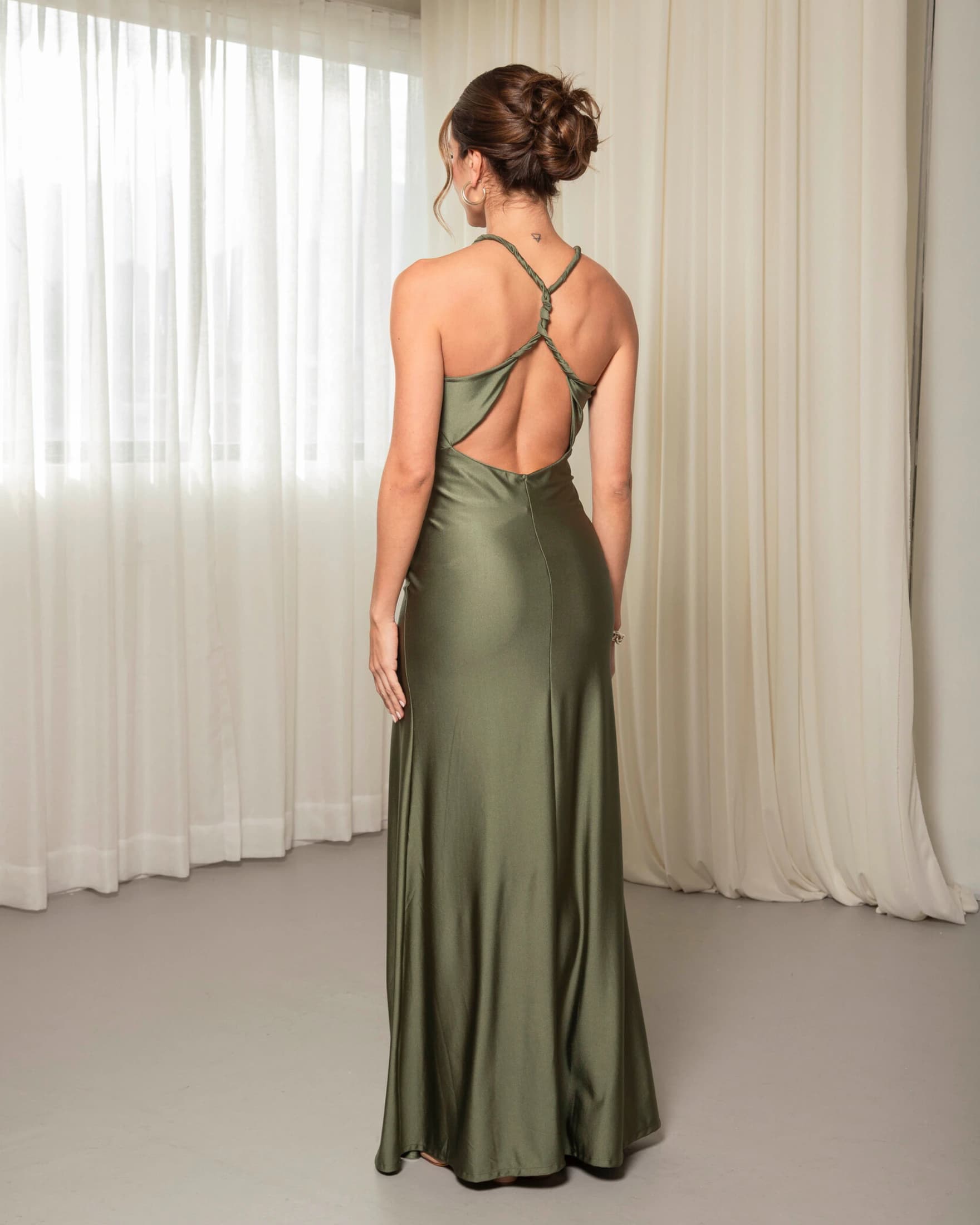 Vestido Largo de Fiesta Escote Tirantes - imagen 4