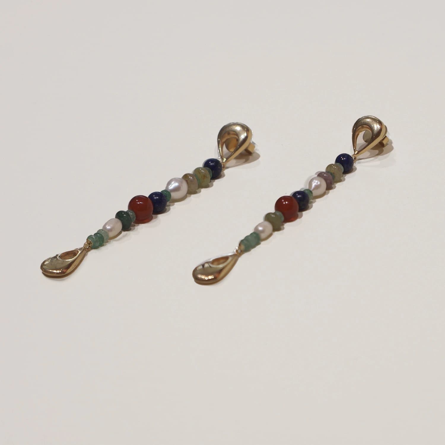 Milpa Earrings Gold - imagen 2