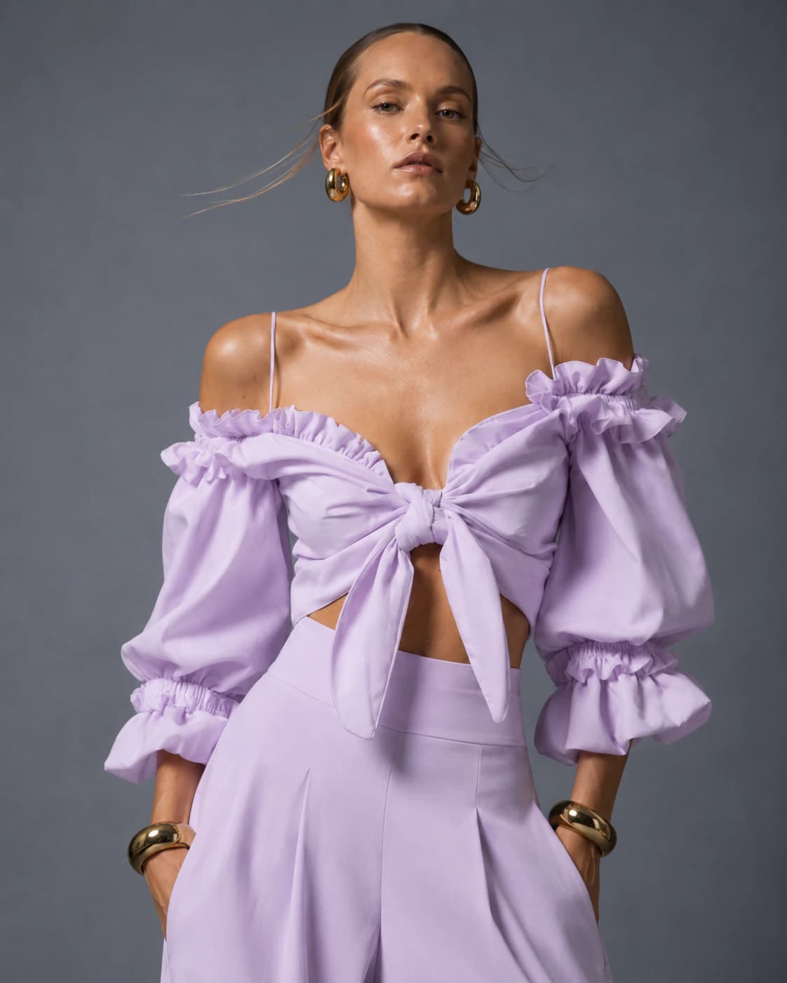 Blusa Tuck Lila - imagen 2