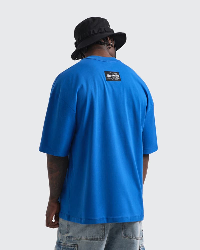 Camiseta Azul Oversize Rebels Club - imagen 3