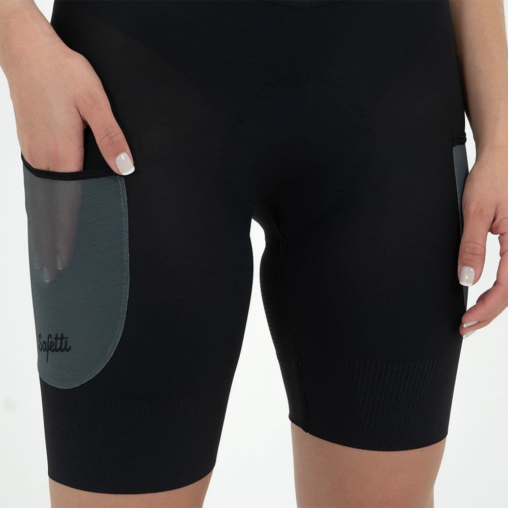 PANTALONETA CICLISMO EVANS CARGO GRIGIO PARA MUJER - imagen 3