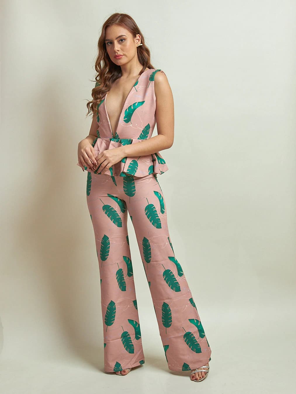 Enterizo Suspiro Delfines Rosado Estampado - imagen 3