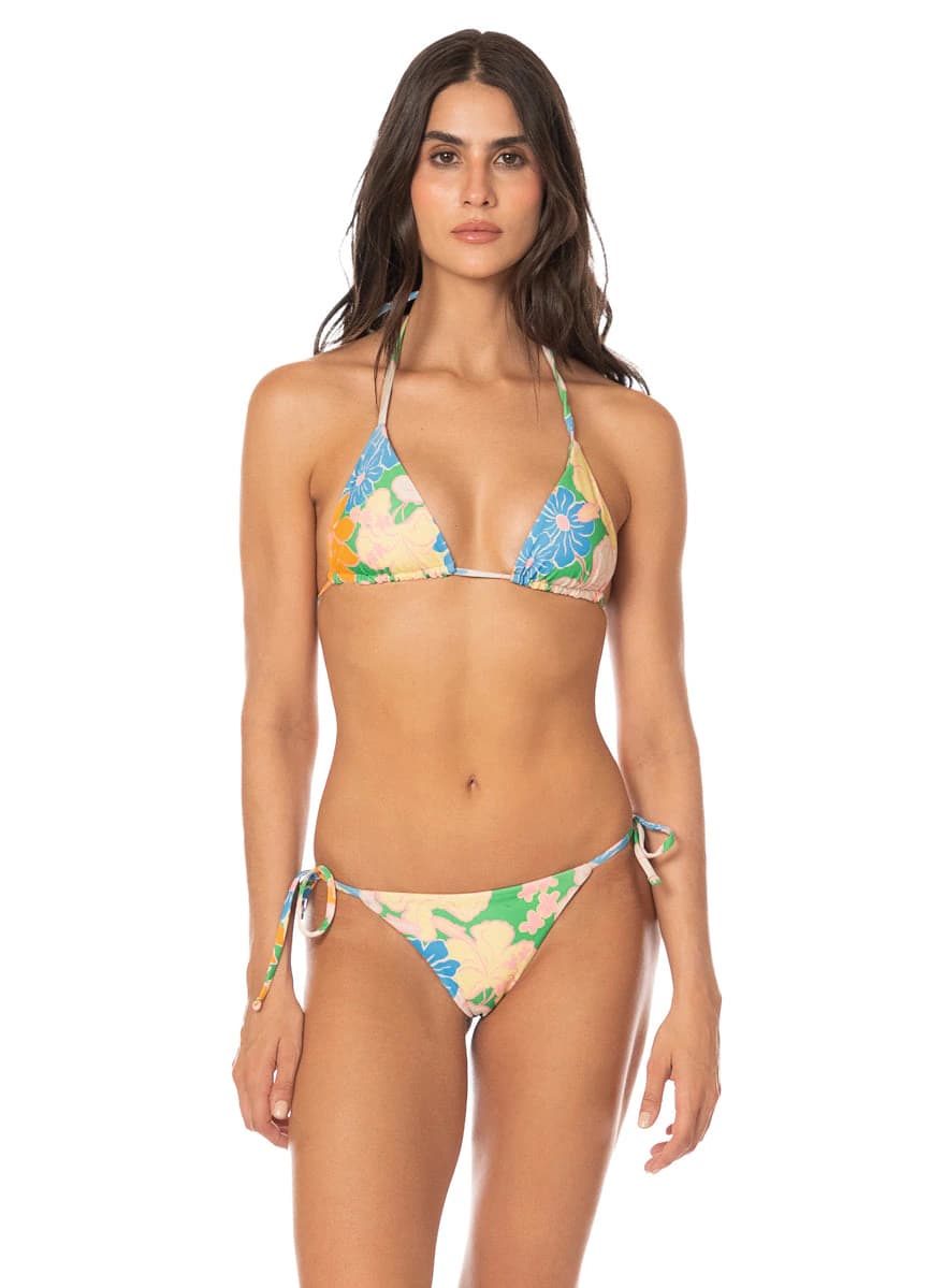 Maaji Tropic Lei Balmy Sliding Triangle Bikini Top - imagen 1