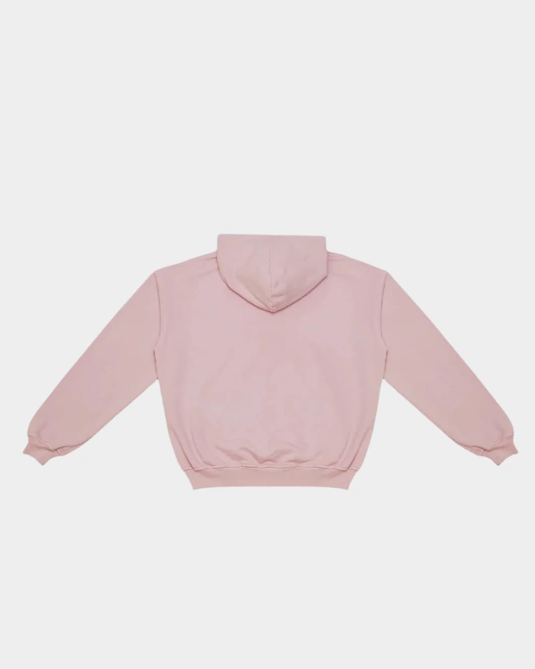 HOODIE BLOCK ROJO SOBRE ROSA BOXY FIT - imagen 2