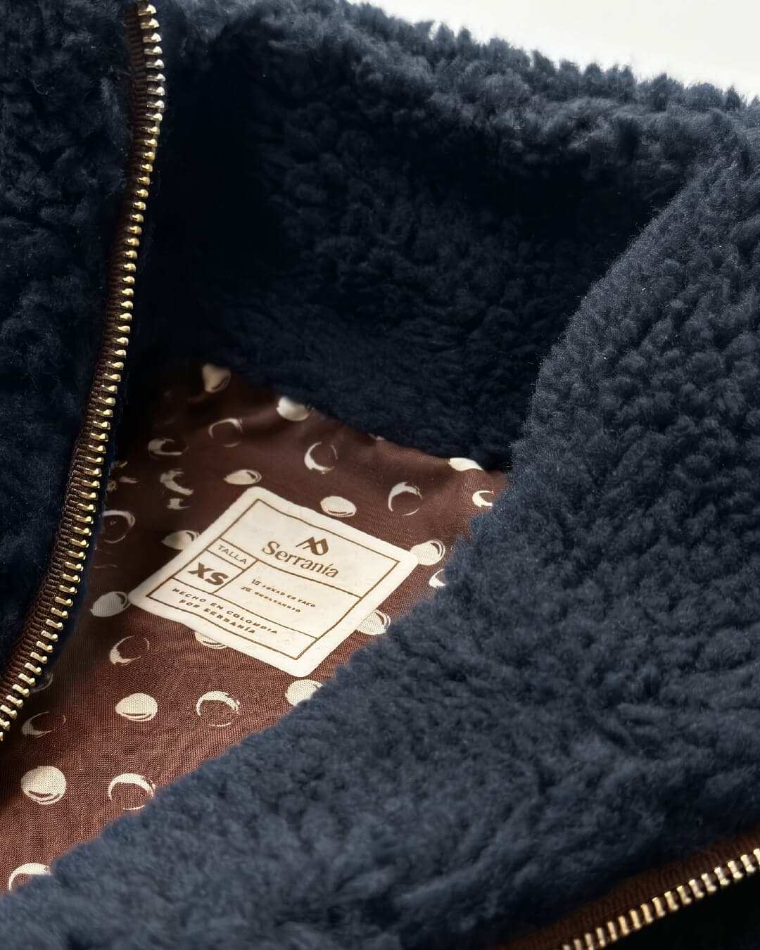 Chaqueta Sherpa Azul Oxford - imagen 6