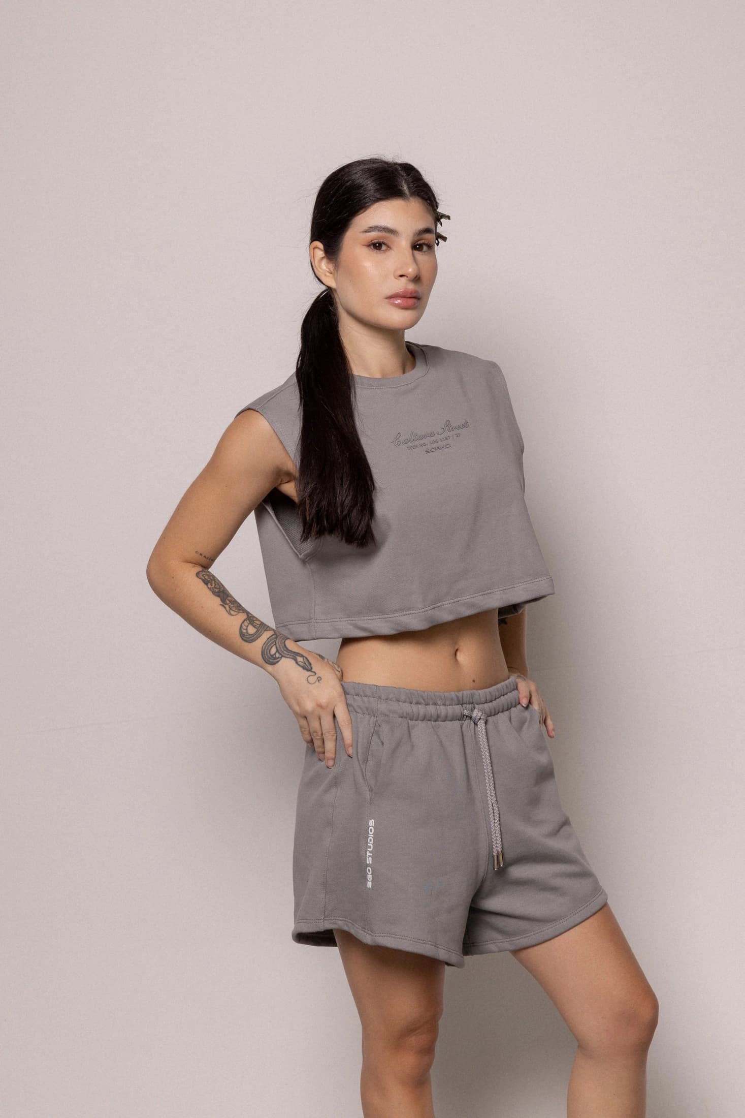 Camisilla 8727 Sgo Dama-Gris