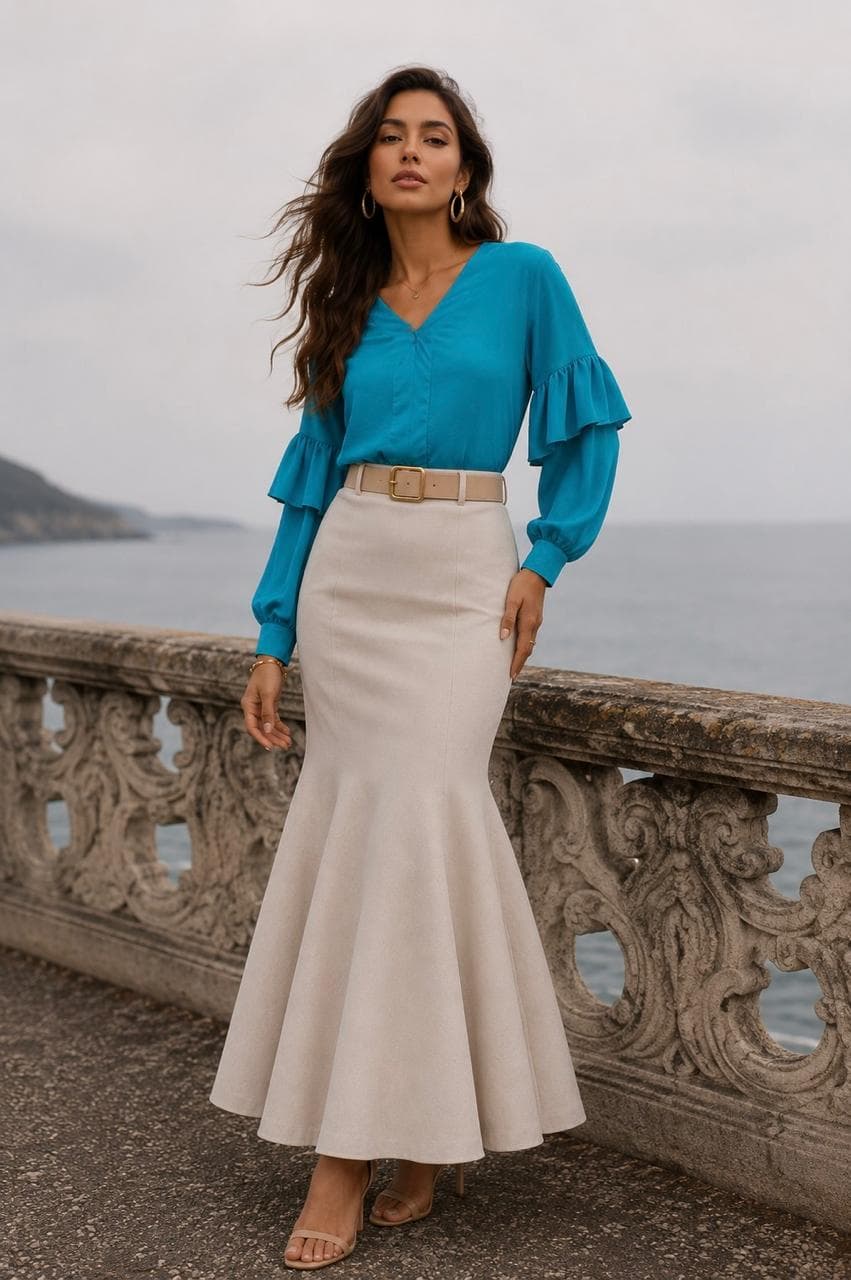 Blusa Axel Turquesa - imagen 1