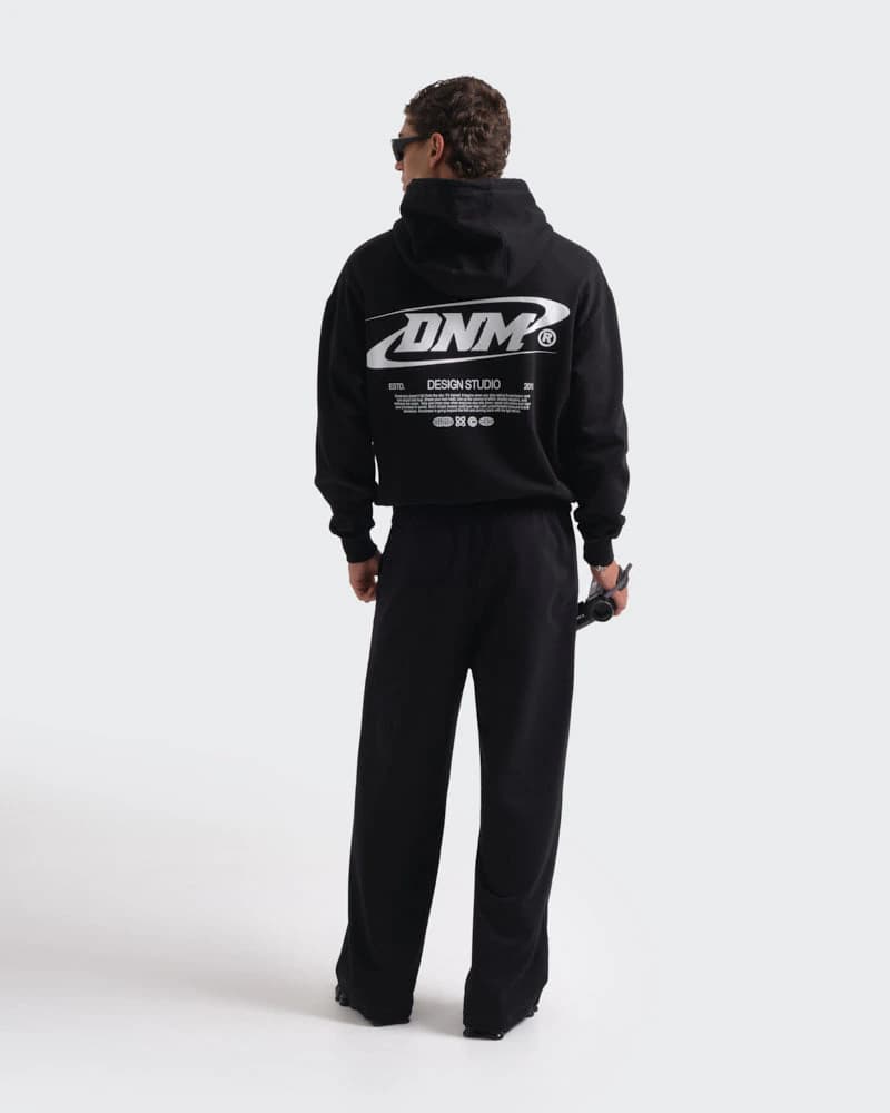 Hoodie Negro  Oversize Night Signal - imagen 6