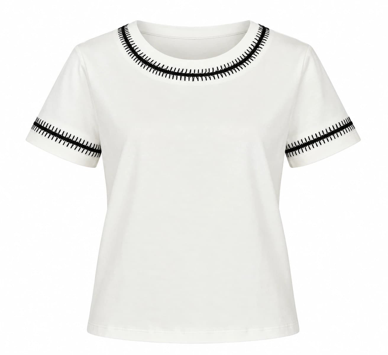 VITTORIA T-SHIRT IVORY - imagen 1