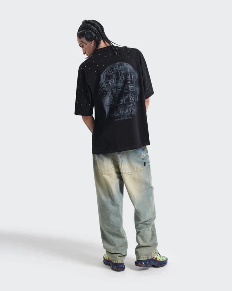 Camiseta Negra Oversize Code X - imagen 7