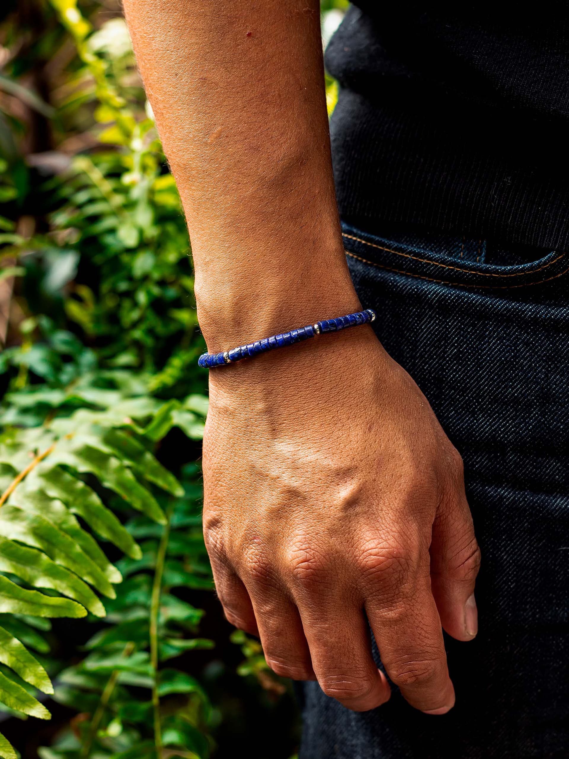 Brazalete Lapis Heishi 4mm - imagen 3