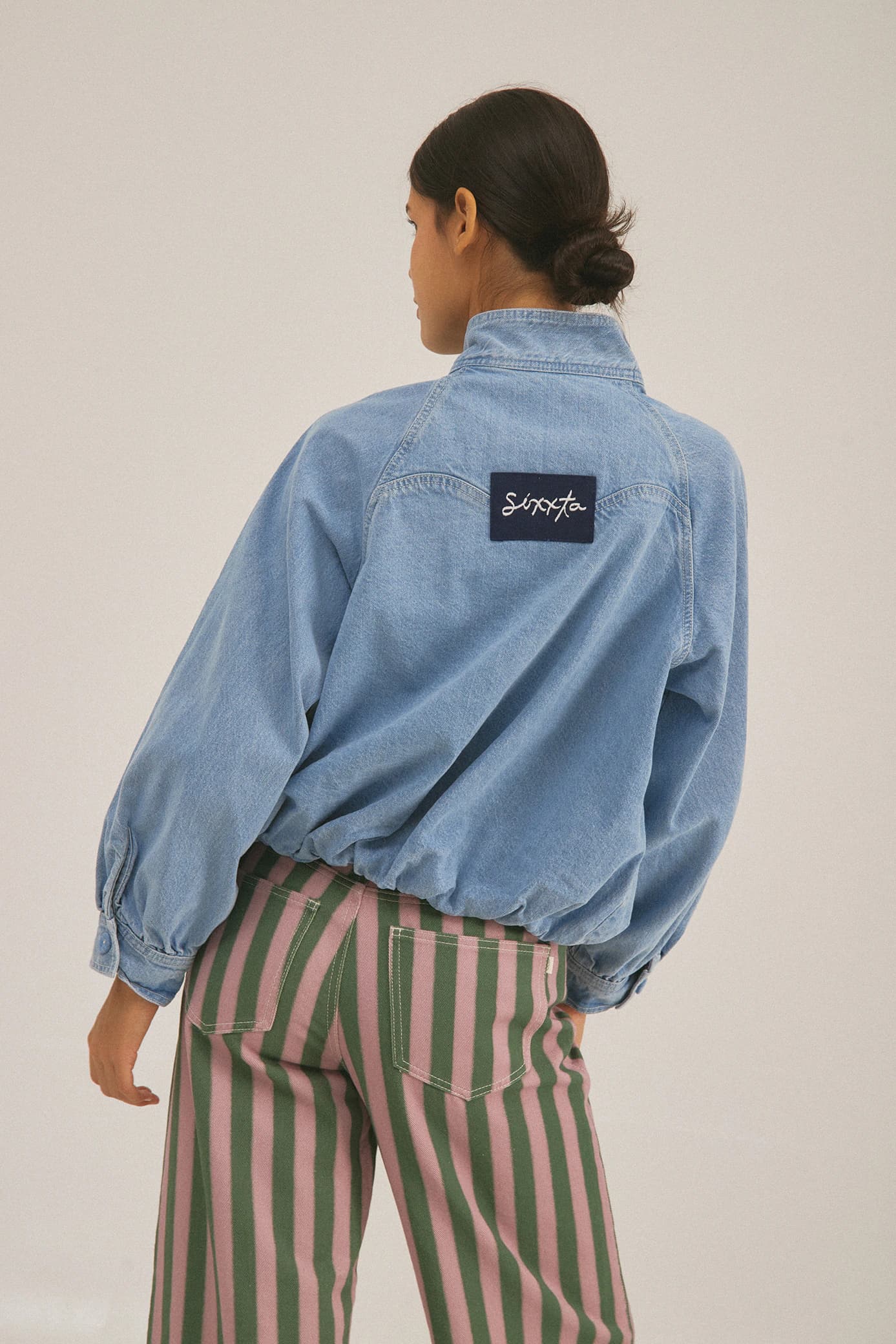 Chaqueta Bomber Denim - imagen 3