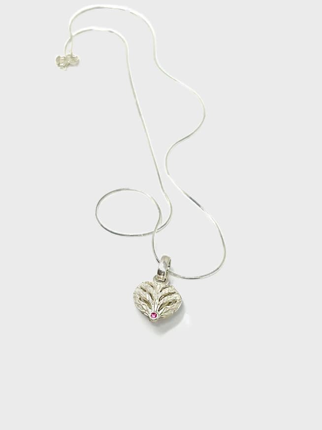 Collar Corazón de plata - imagen 1