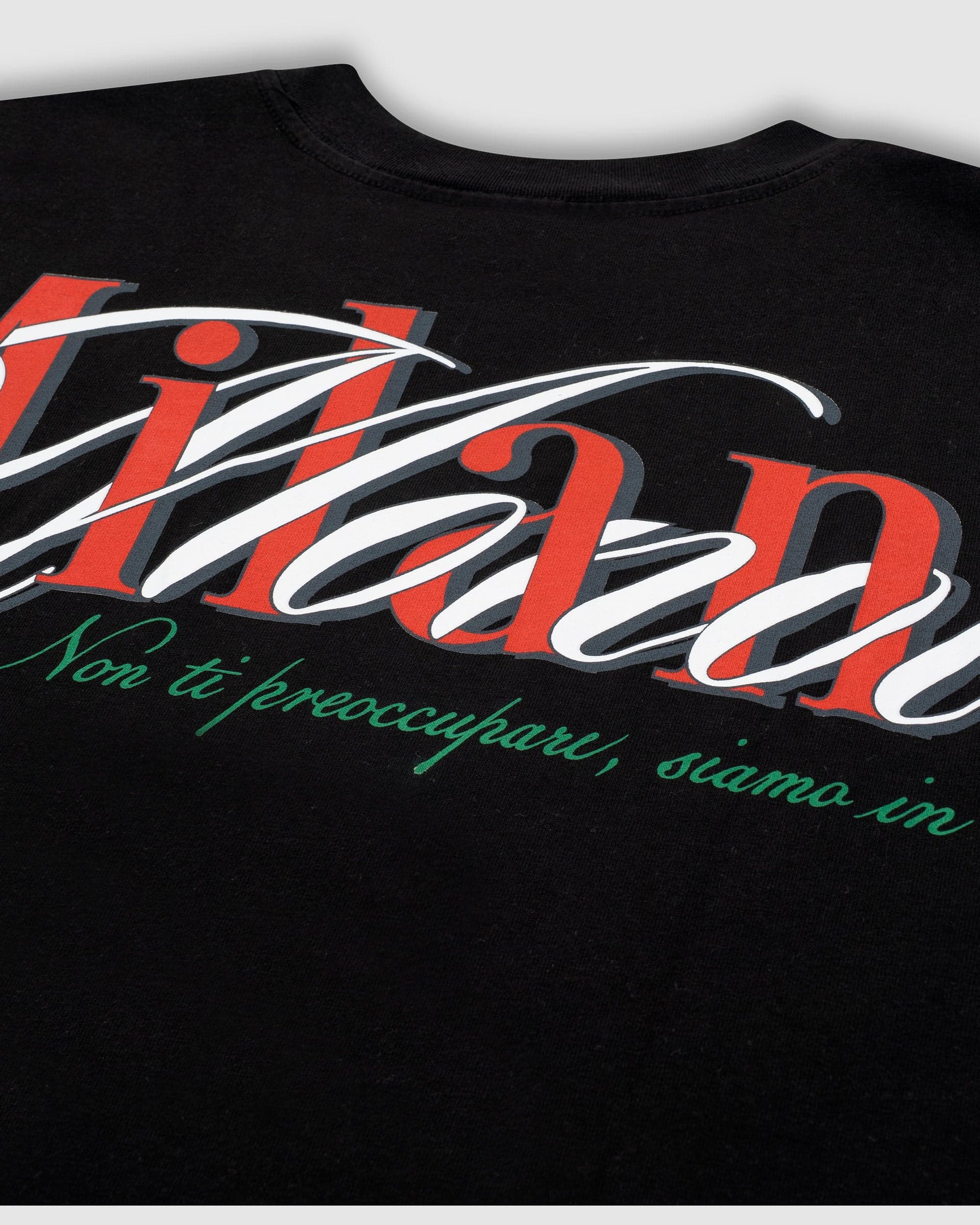 Camiseta Boxy fit Milano - Negro Oscuro - imagen 6
