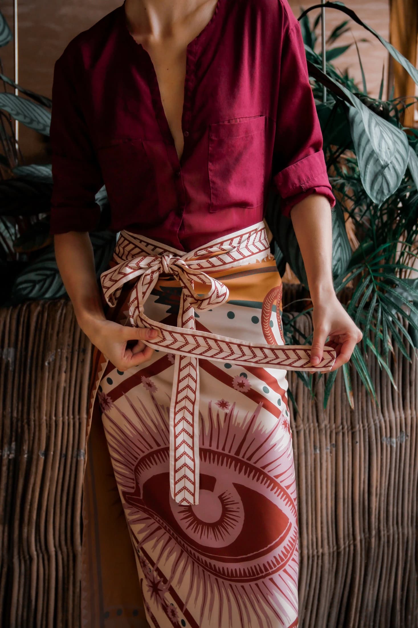 Sari Nazar, Crema / Vestido - Falda - imagen 4