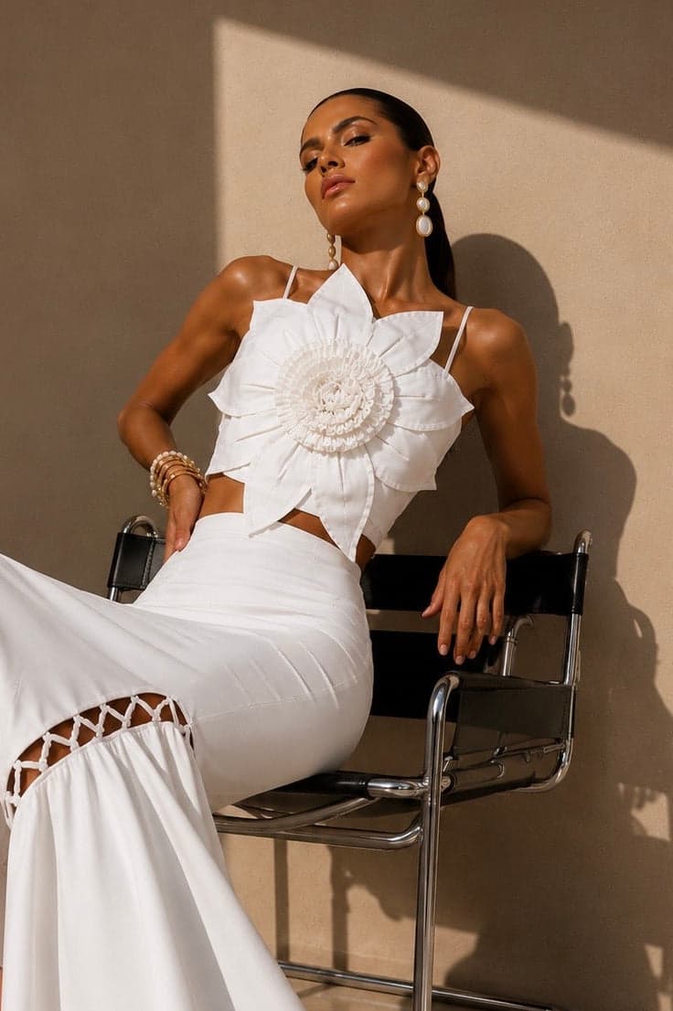 Crop Top Nogal blanco - imagen 3