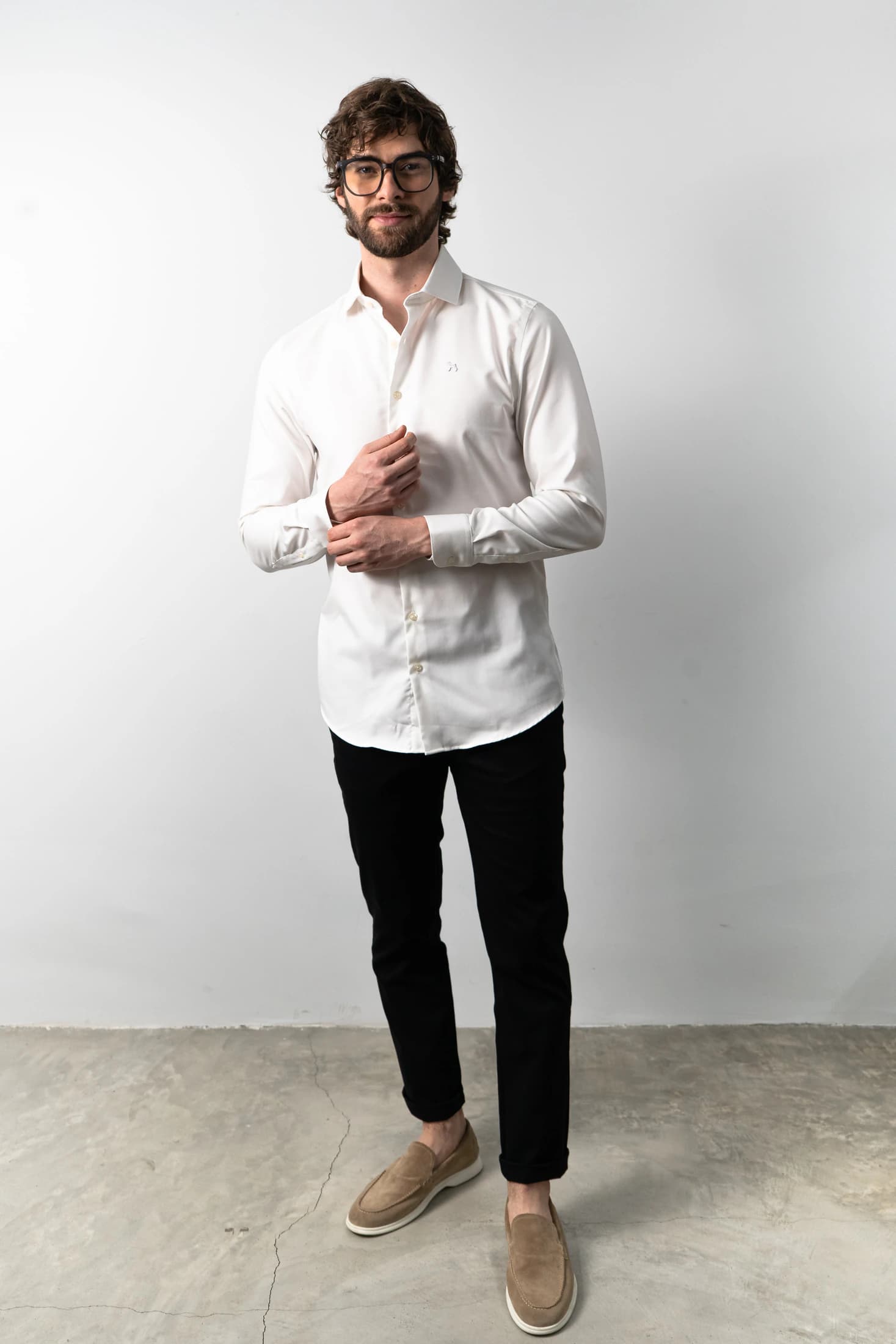 Camisa Manga Larga Blanco