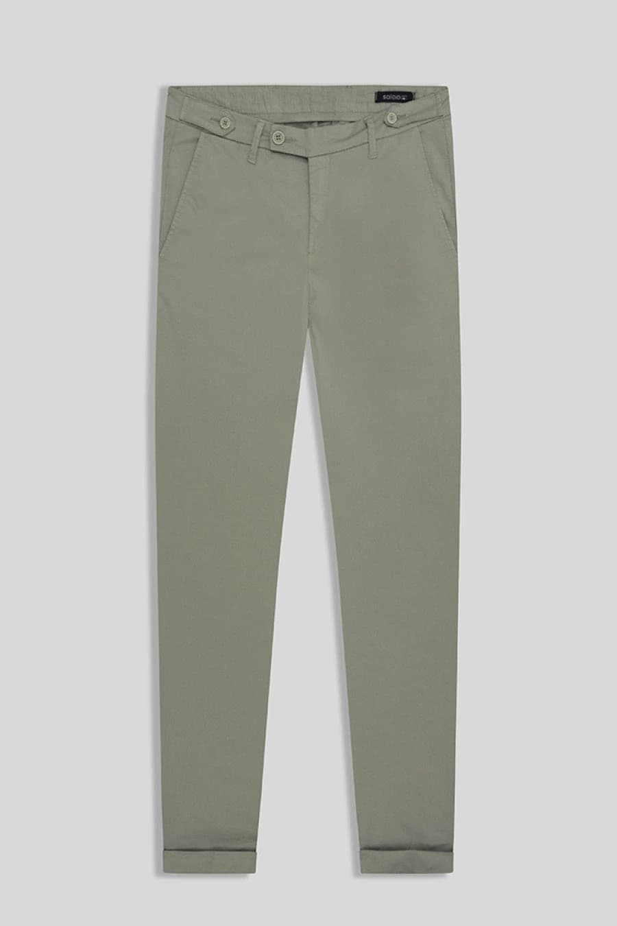 Men's cotton pants military green mauro