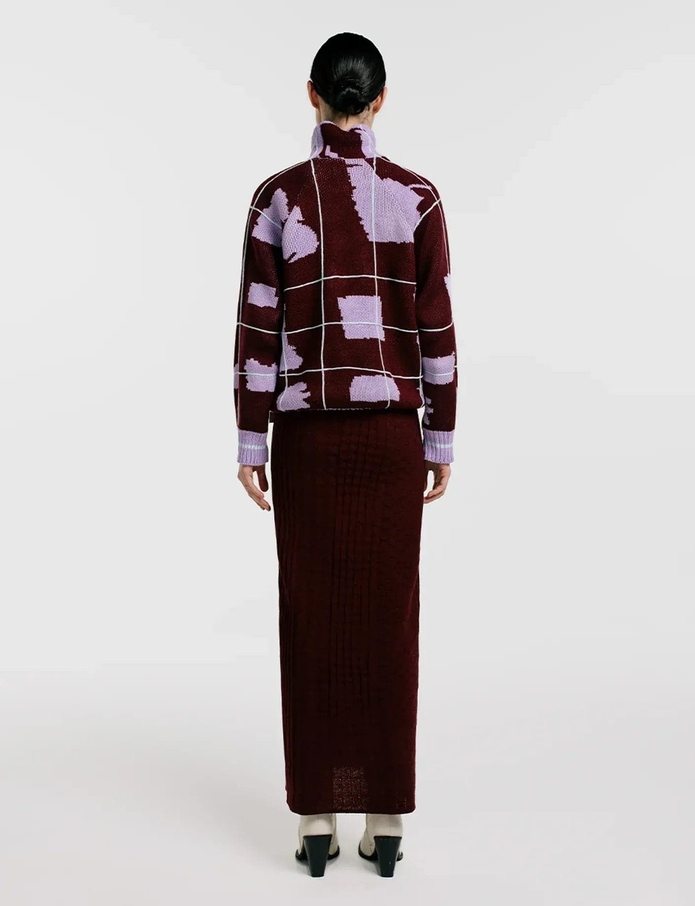 Saco tartan Lila - imagen 2