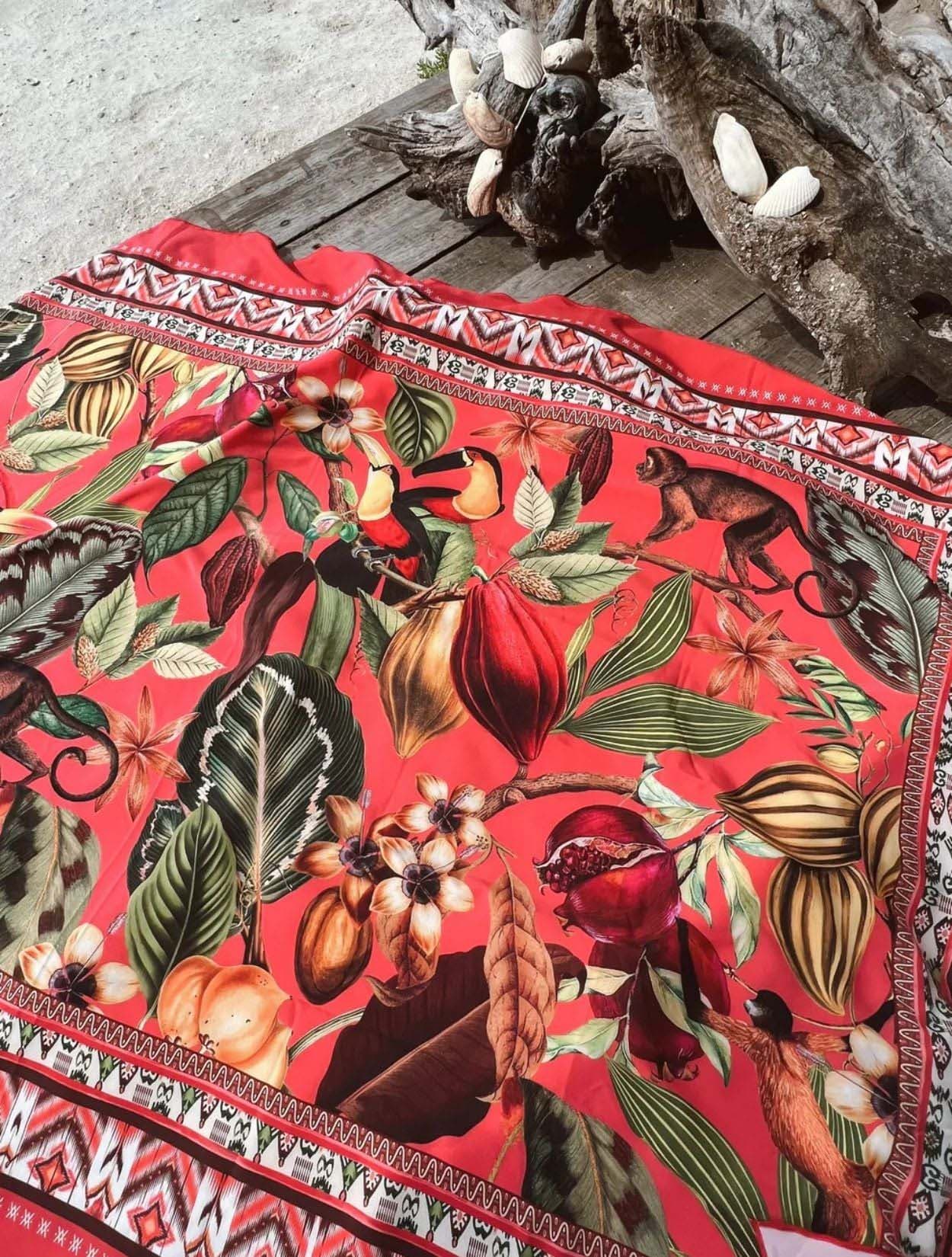 PAREO BANDANA GREEN BEACH - imagen 2