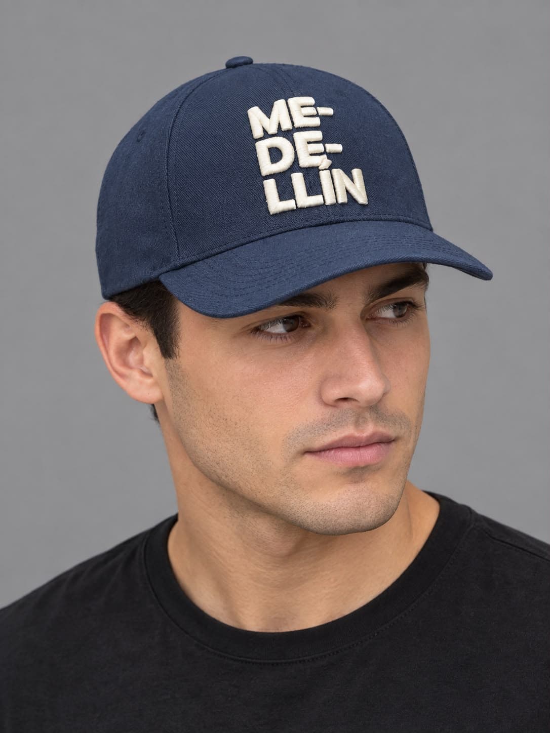 Gorra Medellín Azul-Beige - imagen 1