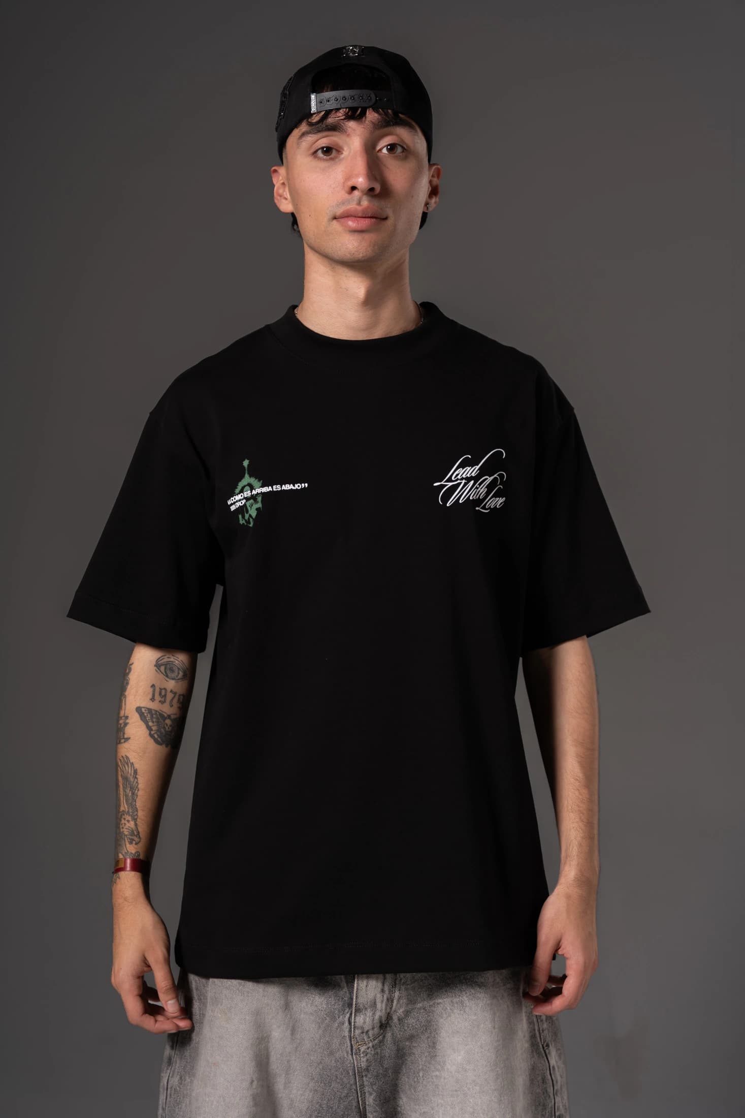 Camiseta Oversize  Como es arriba es abajo savage  250 gramos 14647 - imagen 2