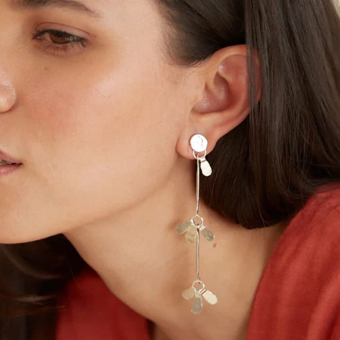 ARETES LARGOS SEMILLA SAGRADA - imagen 5