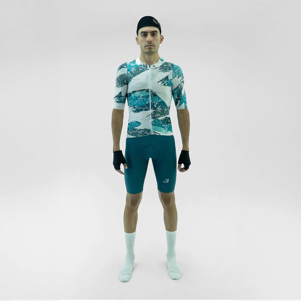 CAMISA CICLISMO MANGA CORTA SWIPE BLANCO PARA HOMBRE - imagen 1