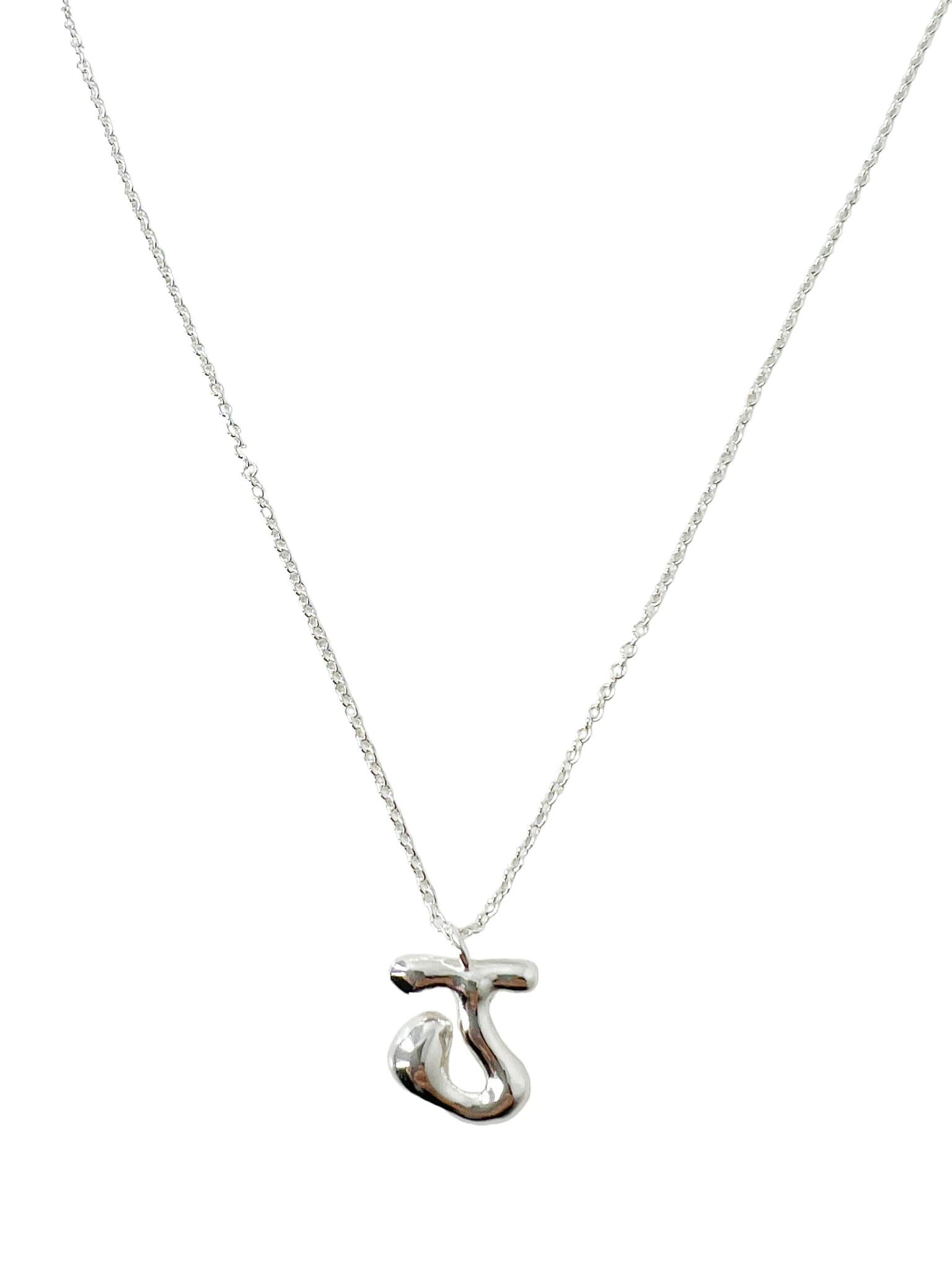 cadena letra cosmic water silver - imagen 3