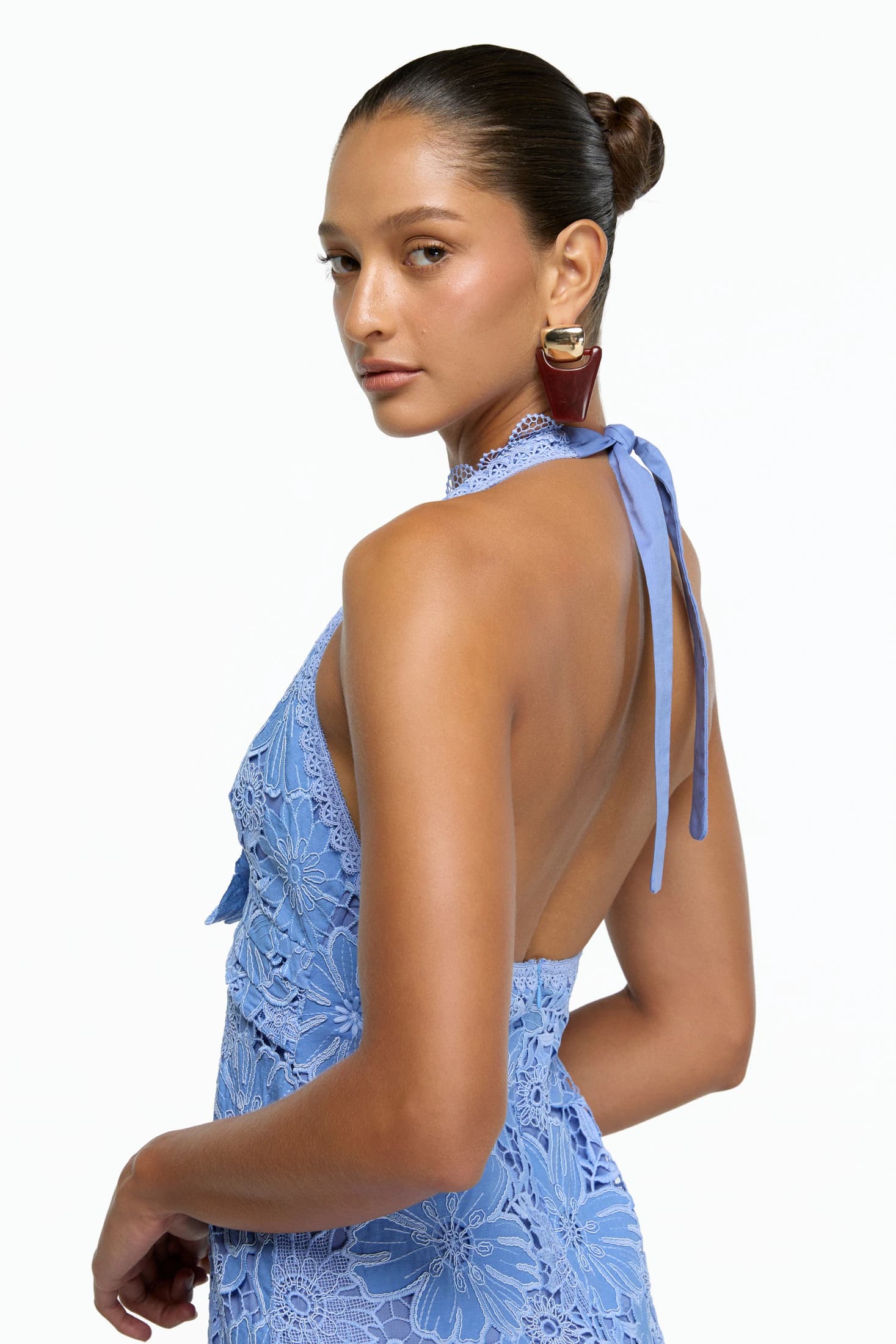 ODETTE MAXI DRESS BLUE - imagen 4