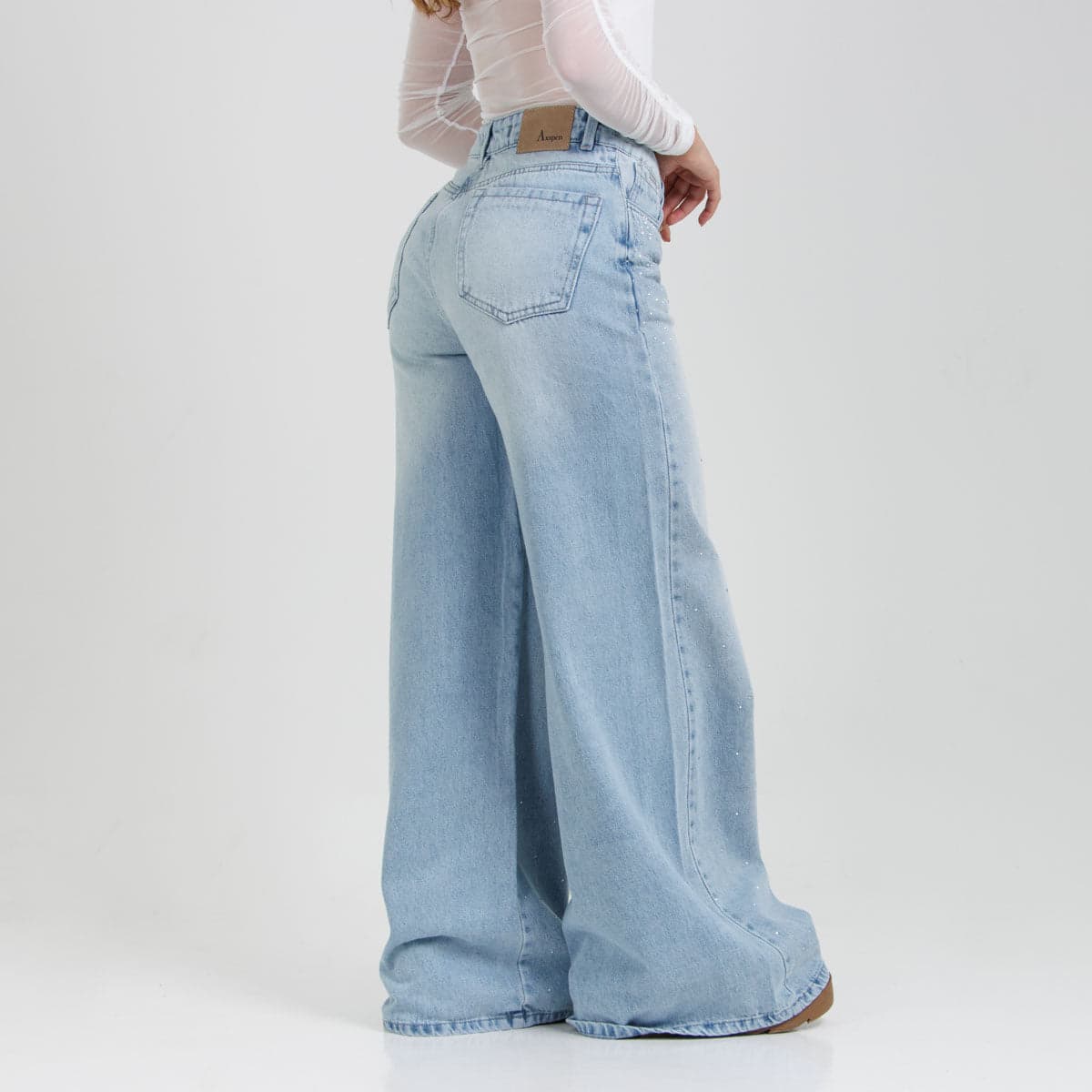 Jean Axspen Wide Leg Brillos Ax-2933 - imagen 4