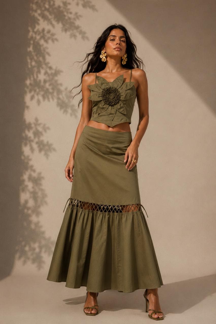 Crop Top Nogal Verde - imagen 3