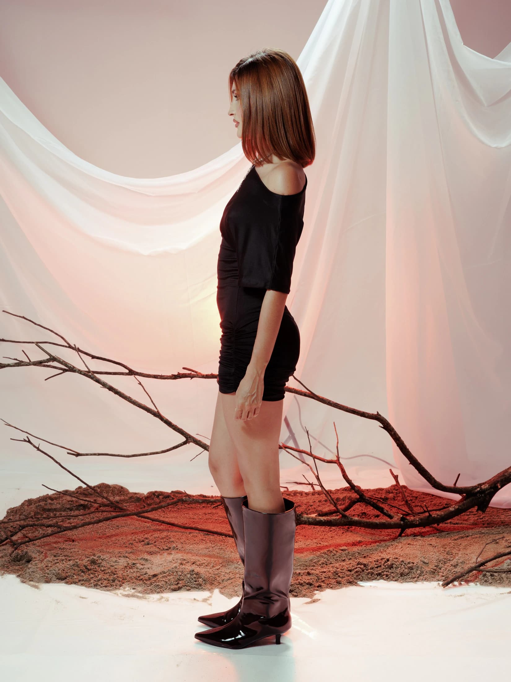 NARA MINI DRESS NEGRO - imagen 2