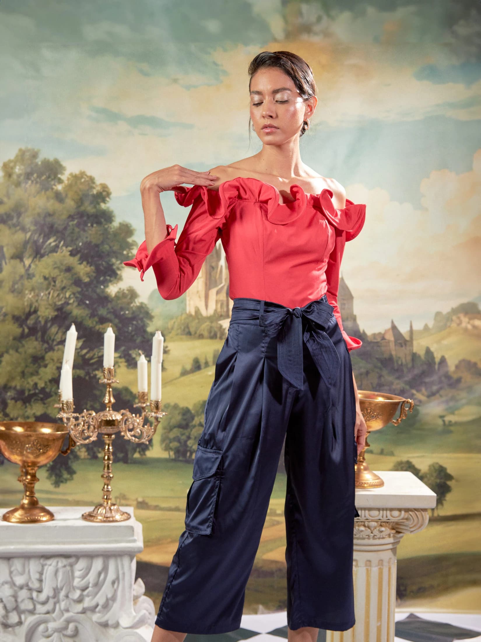 Blusa Tropico Rojo - imagen 4
