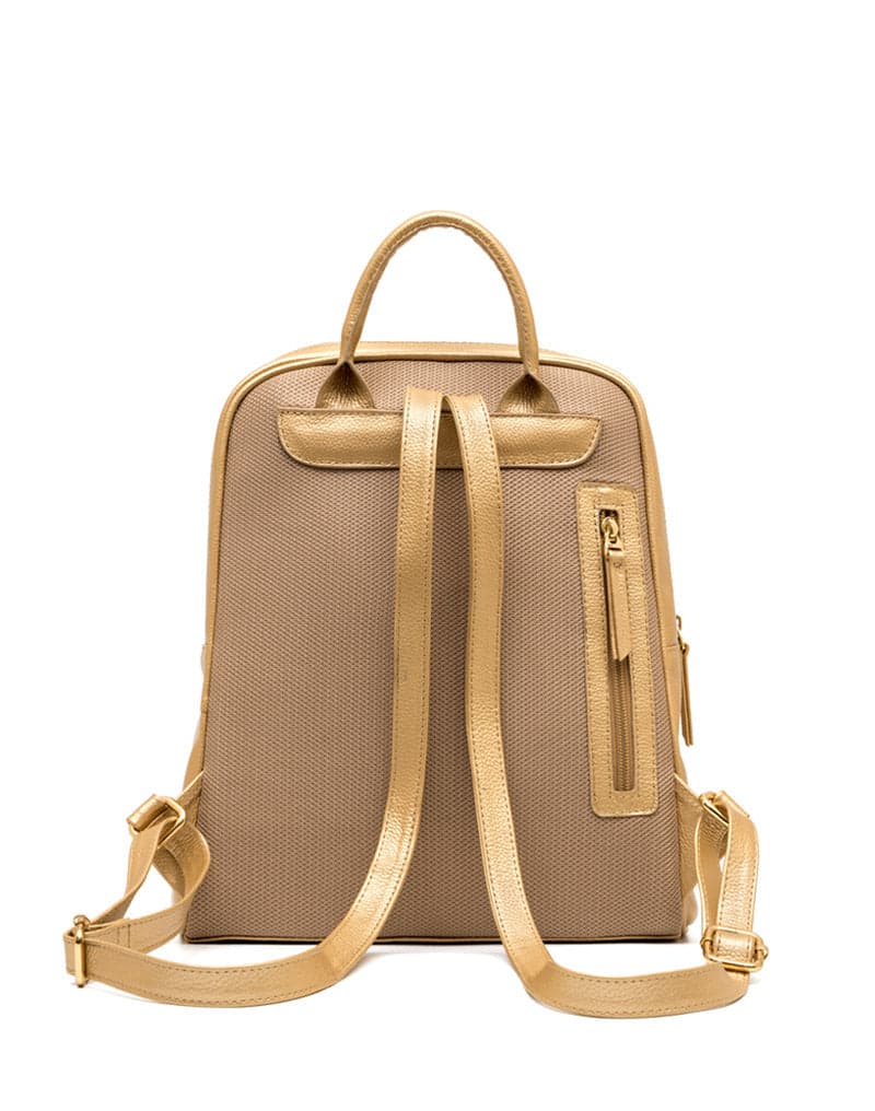 Morral mediano en cuero con grabado para dama REF P2918 - imagen 4