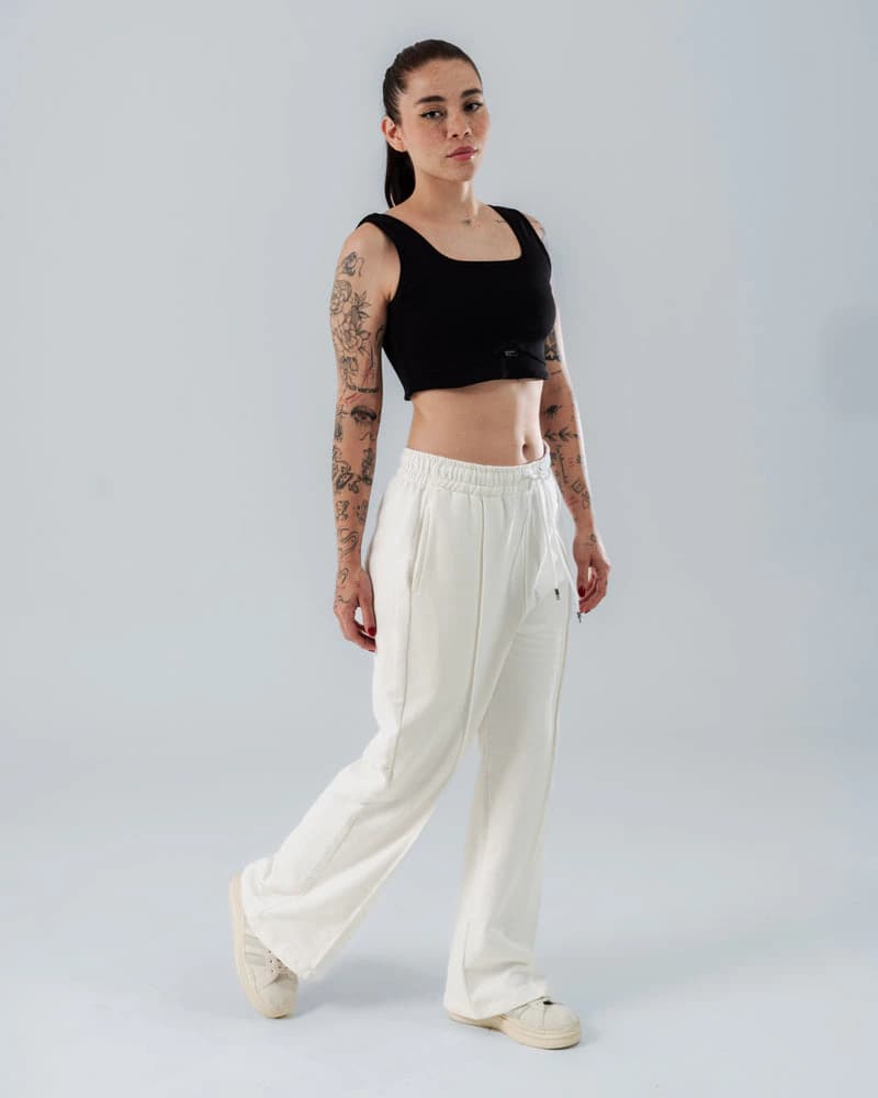 Crop Top Negro Escote Cuadrado - imagen 5