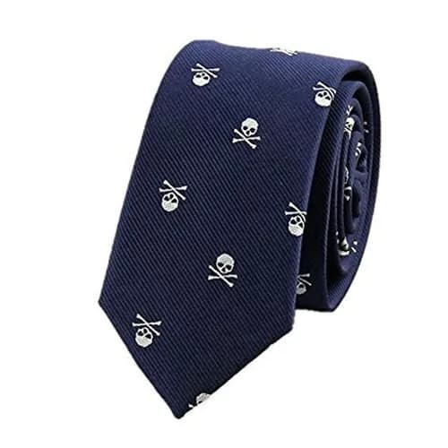 Corbata Azul con Calaveras - imagen 1