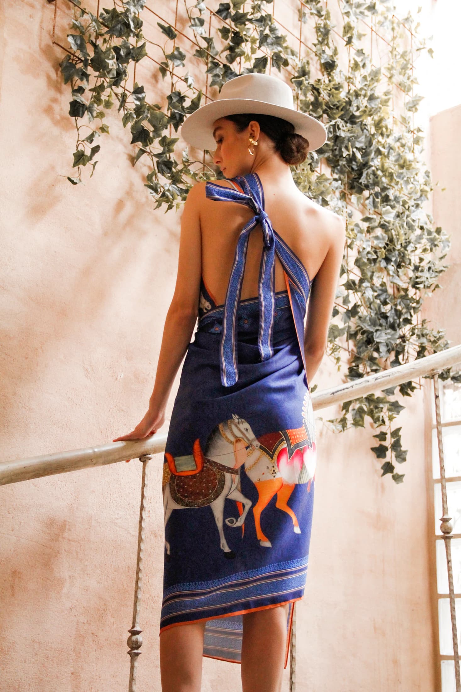 Sari Pallium, Azul/ Vestido - Falda - imagen 8