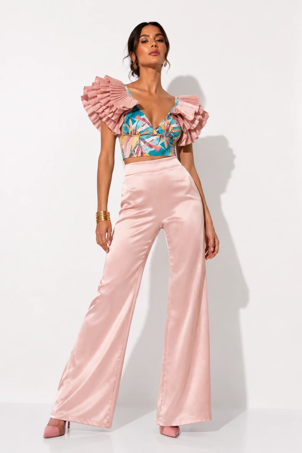 Top Nao Palo De Rosa Estampado - imagen 2