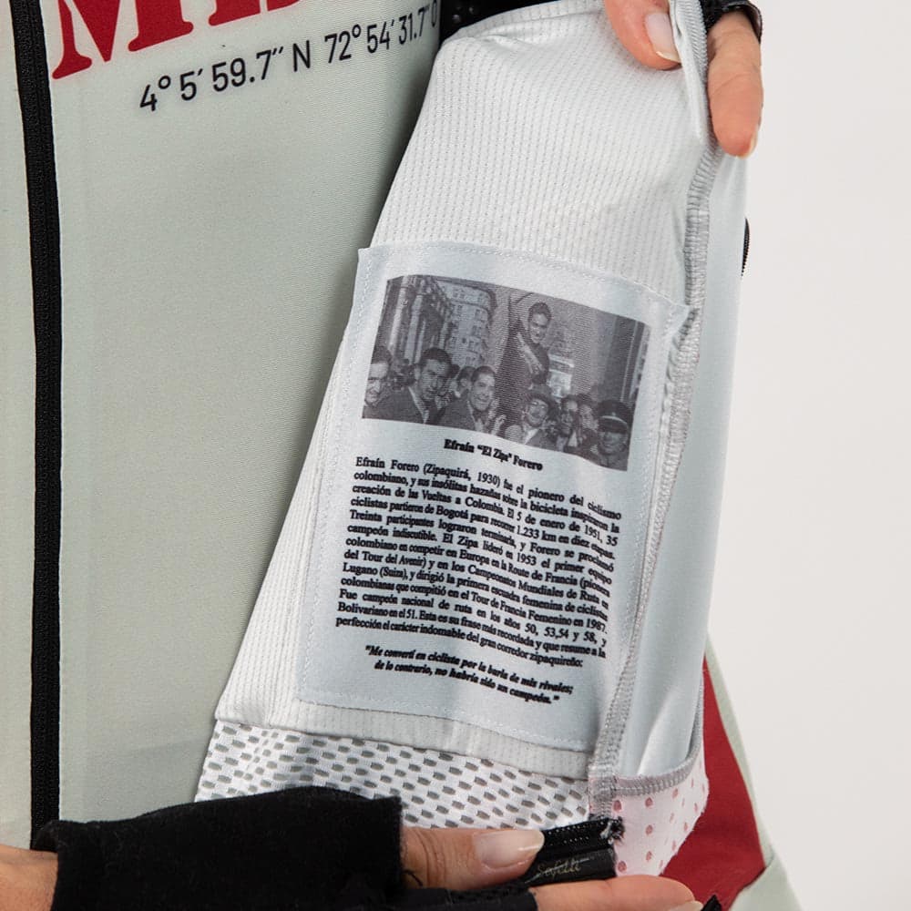 CAMISA CICLISMO MANGA CORTA COLOMBIA 51 PARA MUJER - imagen 5
