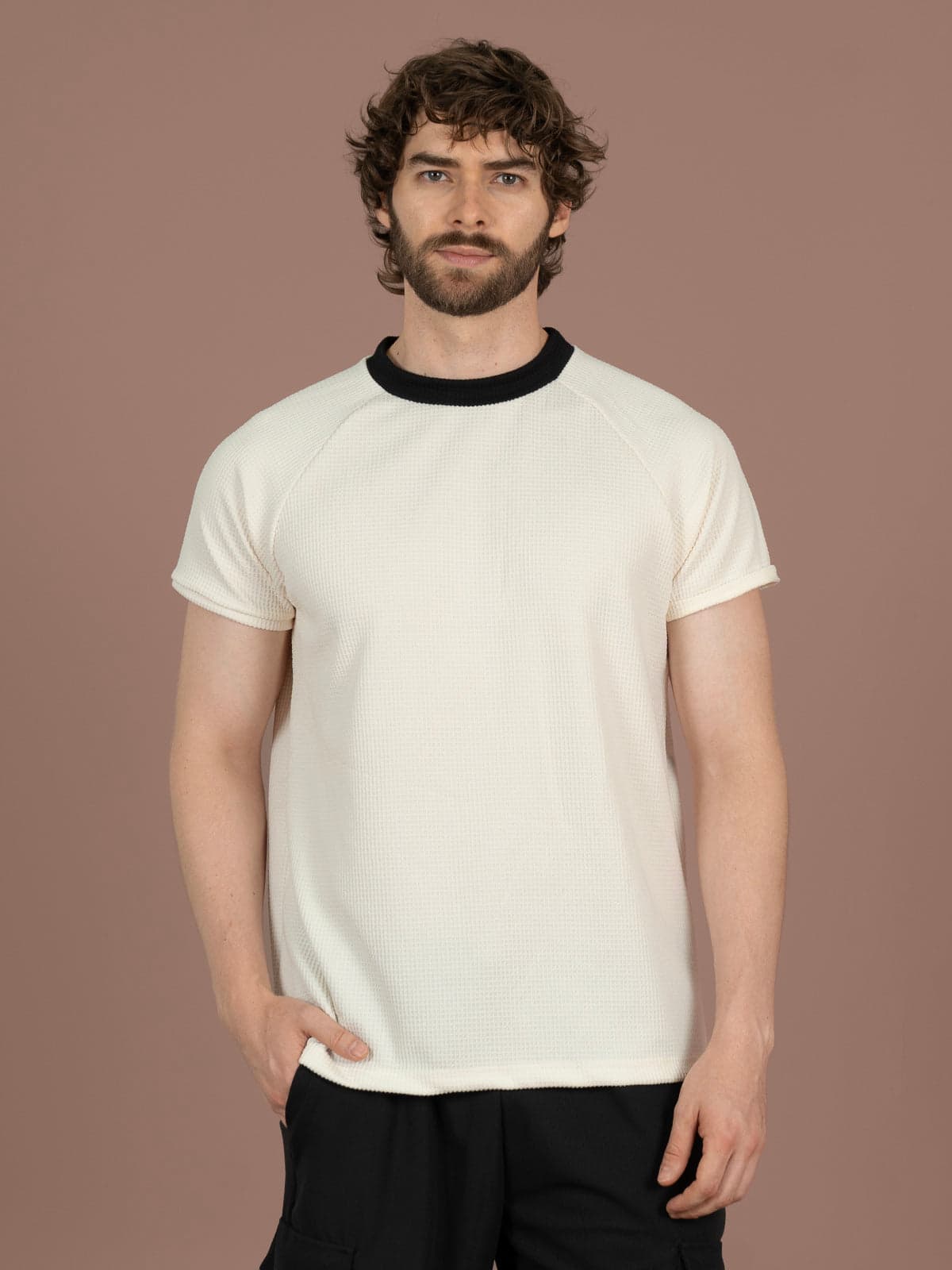 Camiseta hombre liam niza vainilla - imagen 1