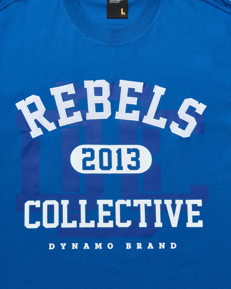 Camiseta Azul Oversize Rebels Club - imagen 2