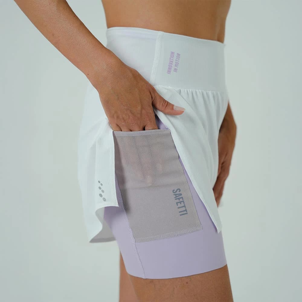 PANTALONETA RUNNING/PÁDEL BREEZE WHITE PARA MUJER - imagen 5