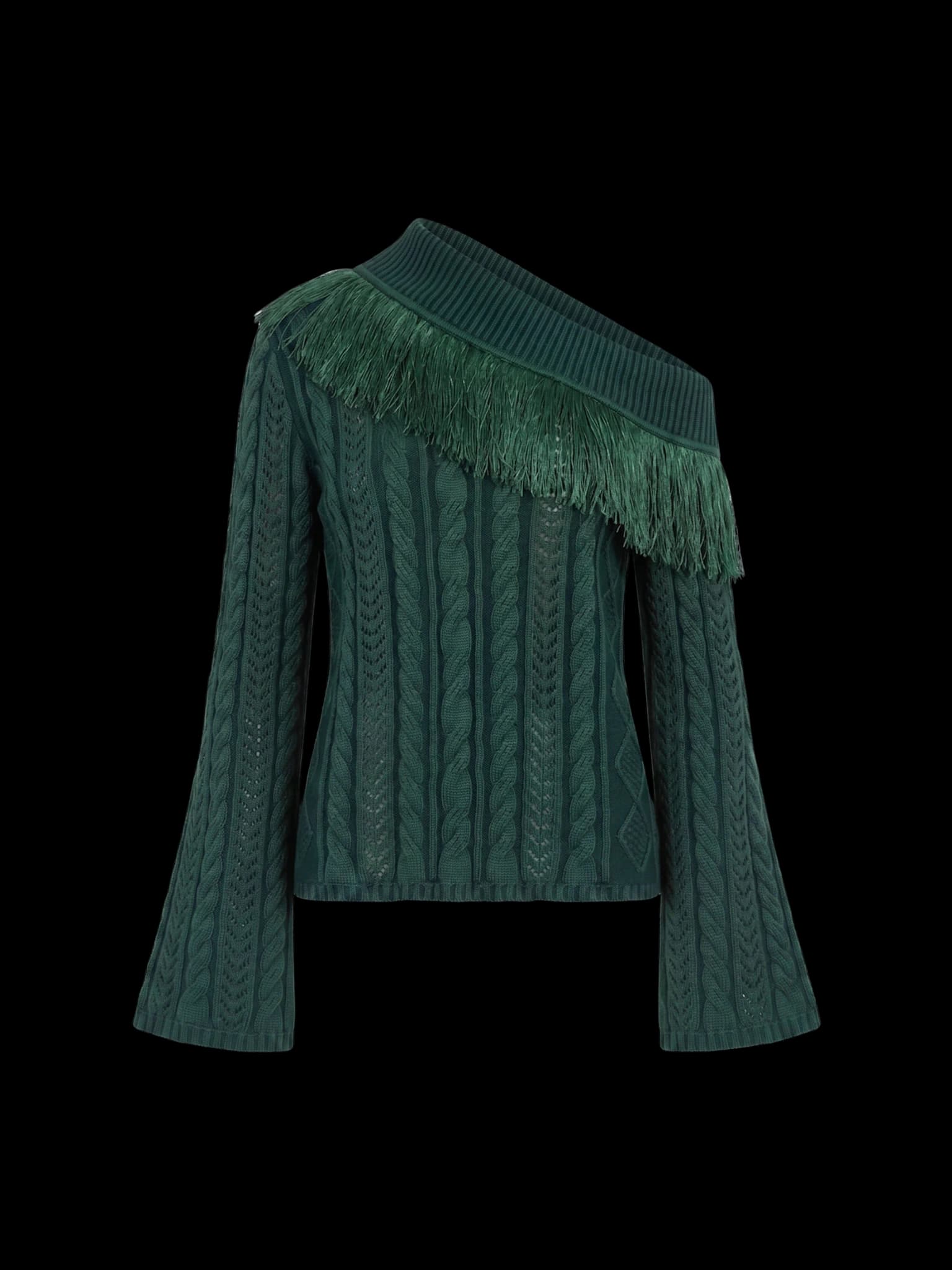 SYLIVIE SWEATER OLIVE GREEN - imagen 1