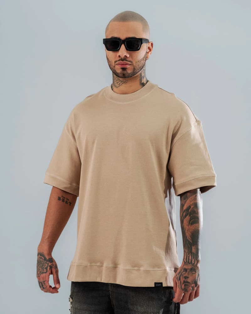 Duo Pack Camisetas Oversize Básicas Neutro Essential - 300g - imagen 2