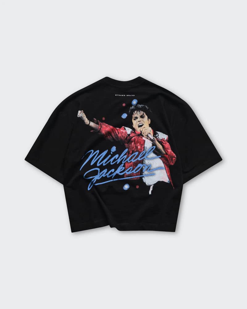 Camiseta Negra Boxy King of Pop - imagen 7