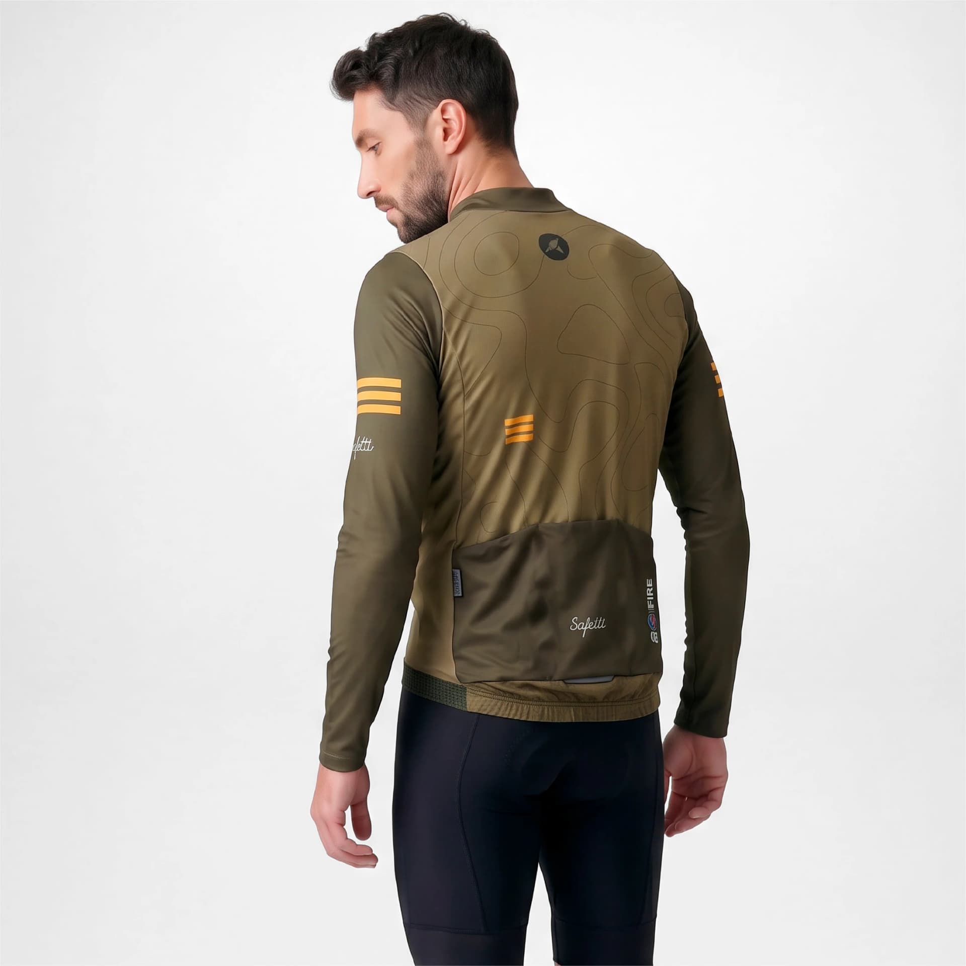 CAMISA CICLISMO MANGA LARGA S-FIRE GREEN PARA HOMBRE - imagen 2
