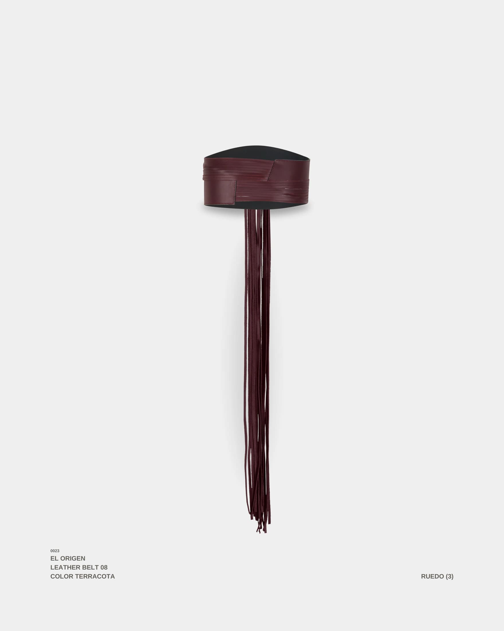 "EL VIENTO" BELT VINO - imagen 6