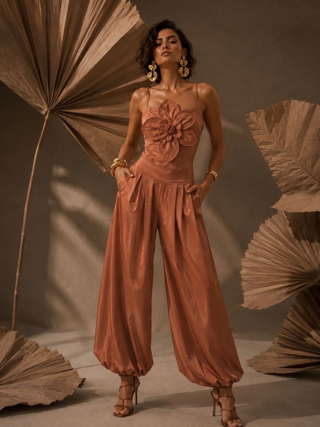 Blusa Nuguet caramelo - imagen 3