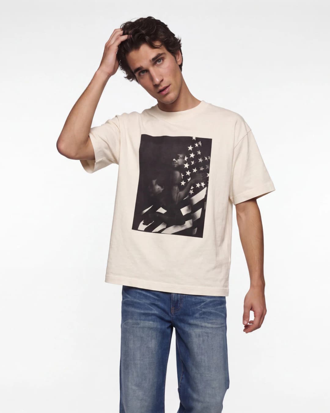 I <3 AMERICA CREME T-SHIRT - imagen 3